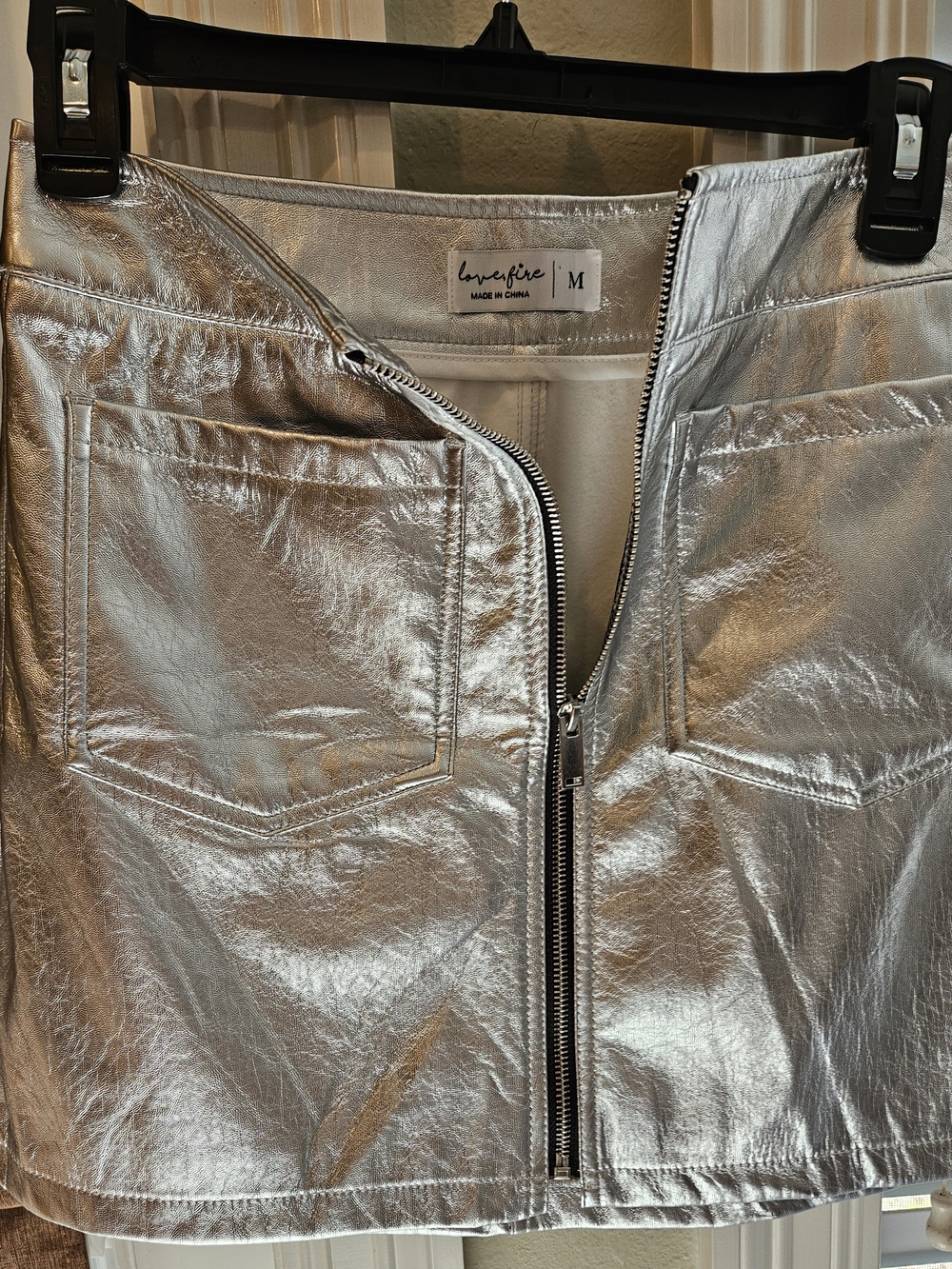 Love Fire NWT Metallic Mini Skirt This Is A WOW Outfit